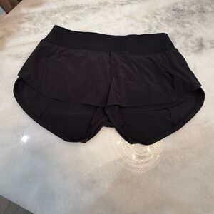 lululemon athletica Black Layered Running Shorts